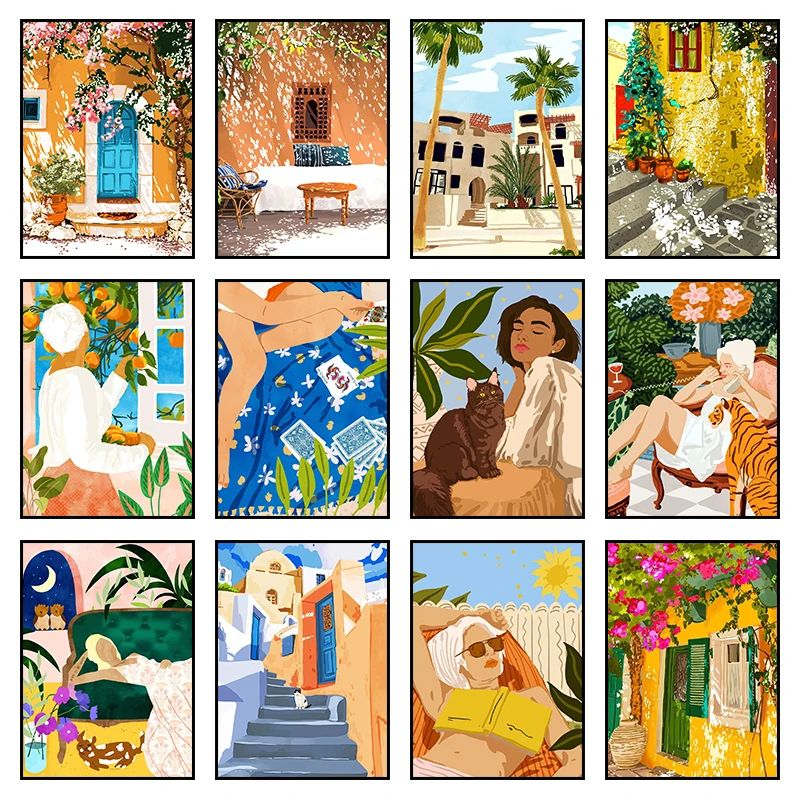 Resin Art Gallery - Poster e Stampa Moderna Multicolore Astratta