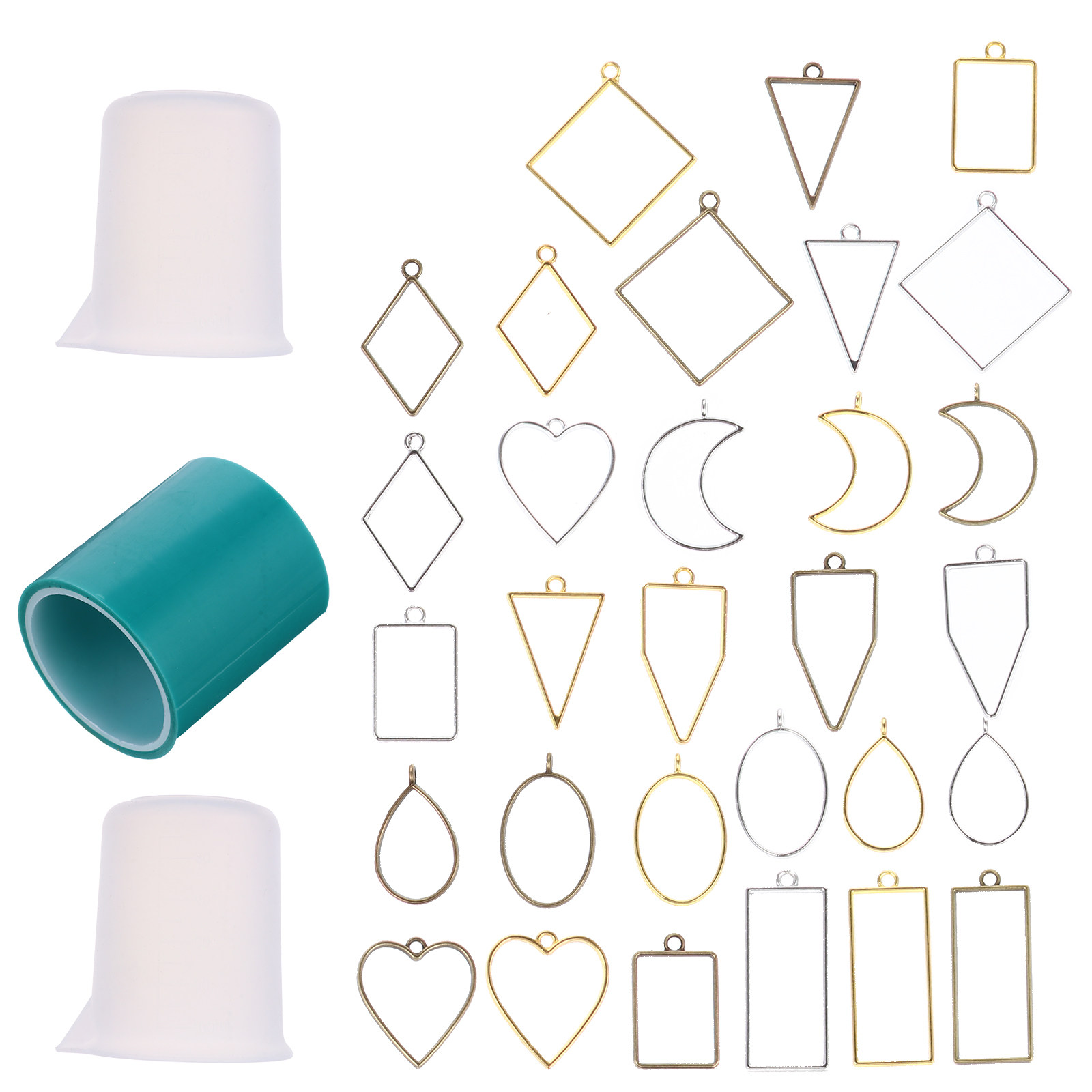 Resin Art And Craft - Kit per creare portachiavi fai-da-te, realizzazione