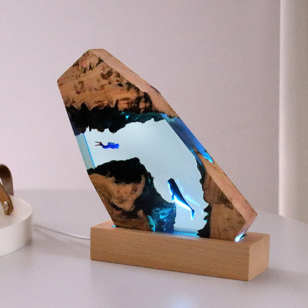 Resin Art For Anniversary Gift - Nuova Decorazione da Scrivania Subacquea con