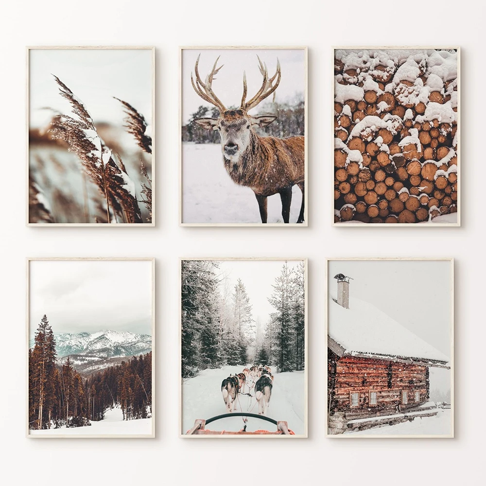 Resin Art Gallery - Galleria Invernale: Poster di Pittura Diamantata