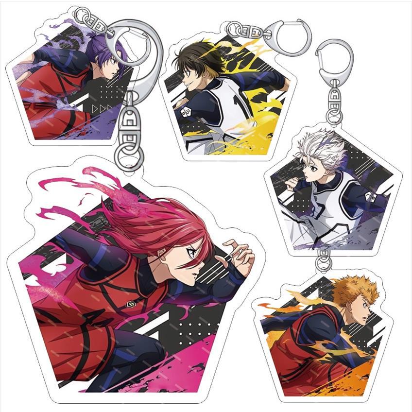 Resin Art Things - Portachiavi in Acrilico Anime Blue Lock,