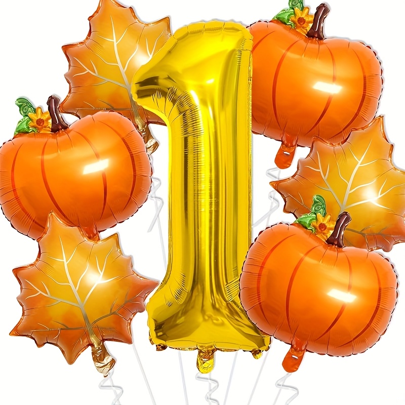 Gold Leaf Foil - Set di 7 Palloncini in Foil
