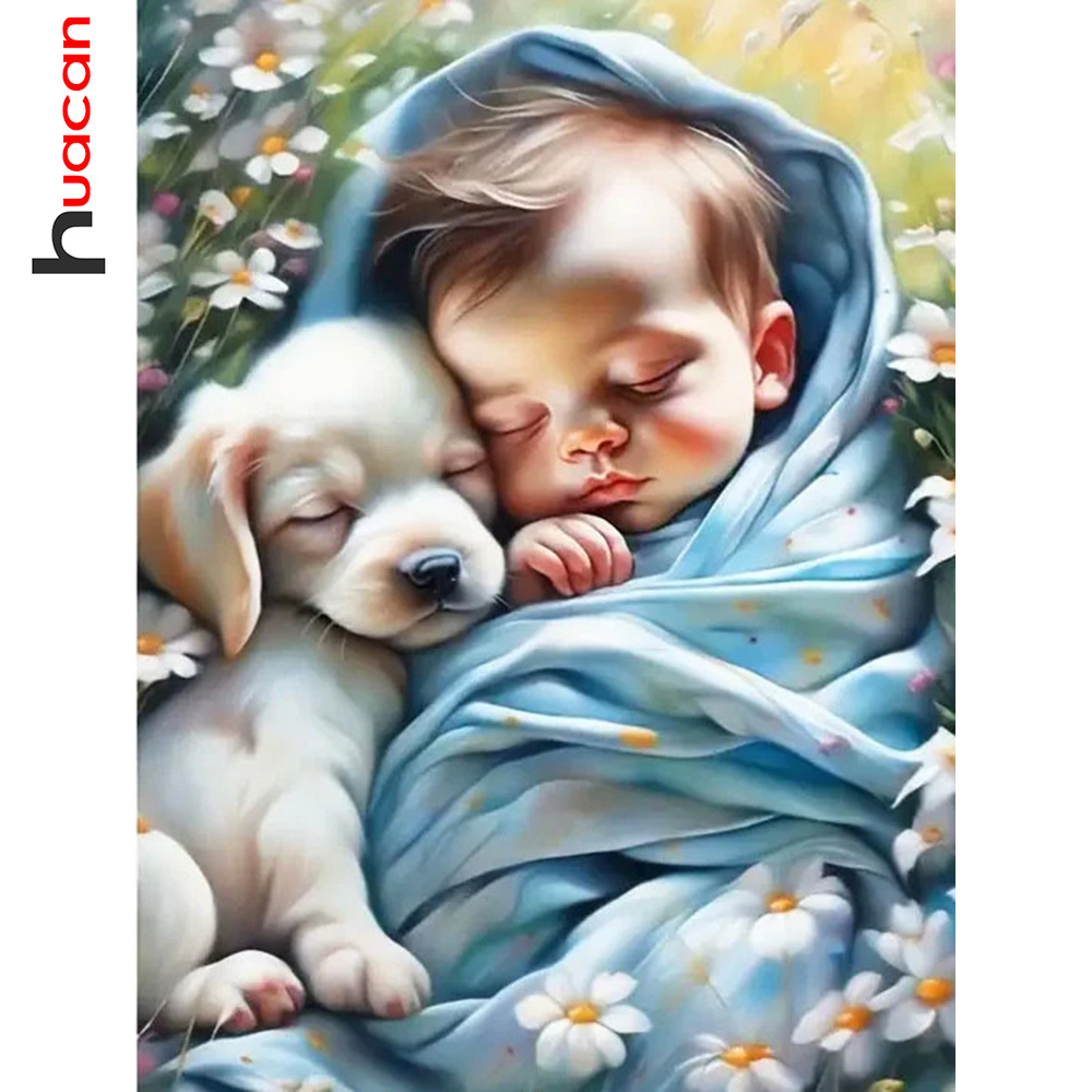 Resin Art Baby - Huacan 5D fai da te pittura