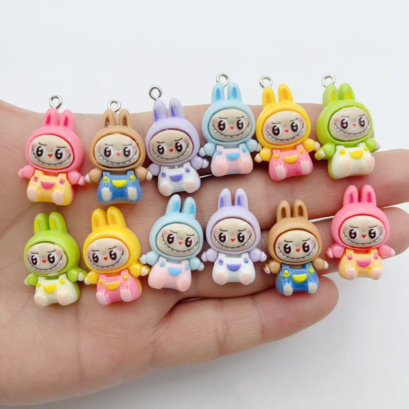 Resin Art Materials Wholesale - 10 Pezzi Ciondoli in Resina Kawaii