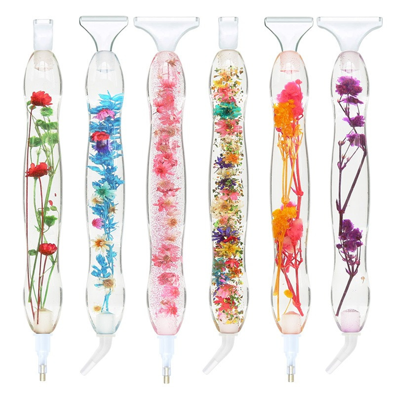 Resin Art Flowers - Set di 1 Penna per Pittura