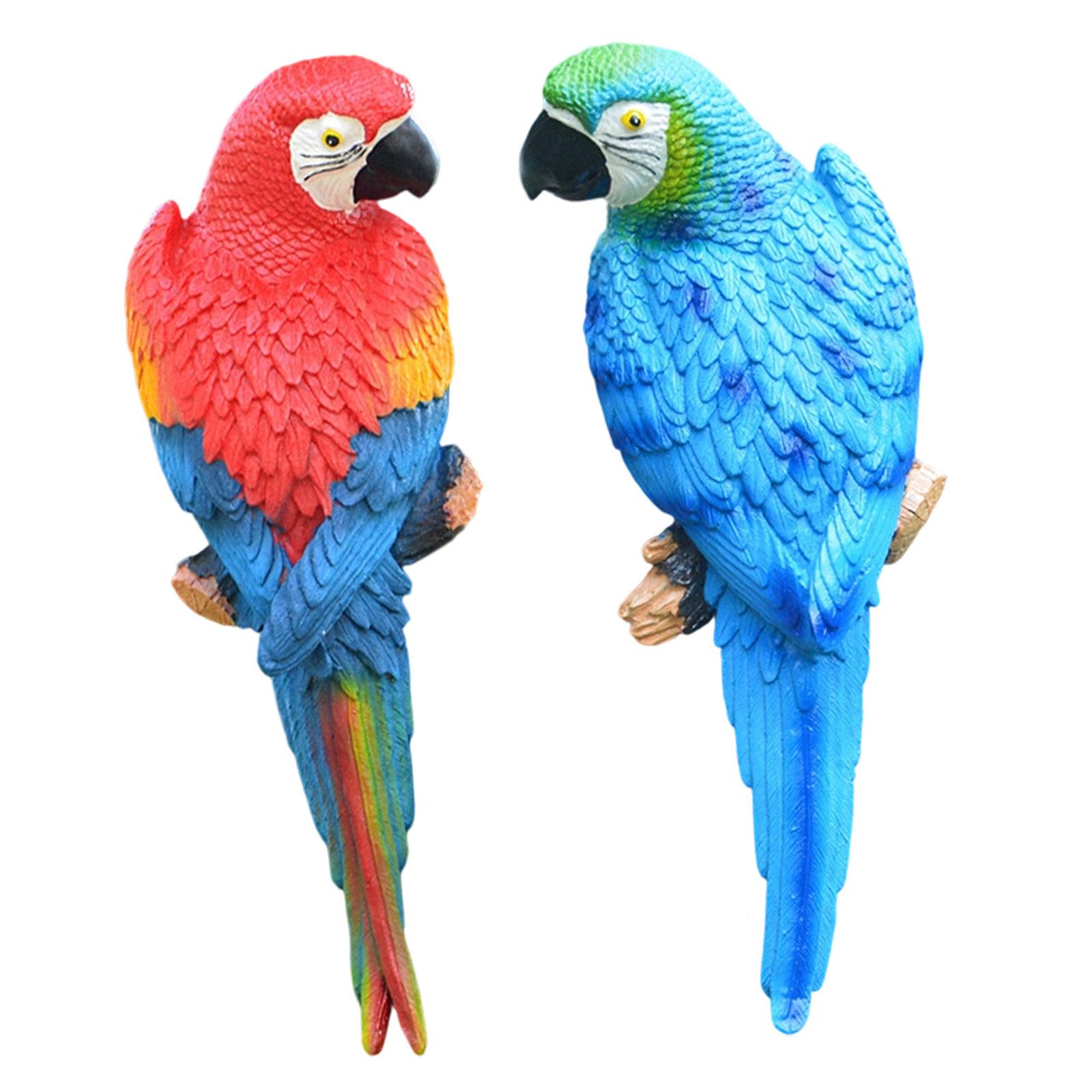 2 Pezzi Statuette di Pappagall - Resin Art Tree recensione e prezzo