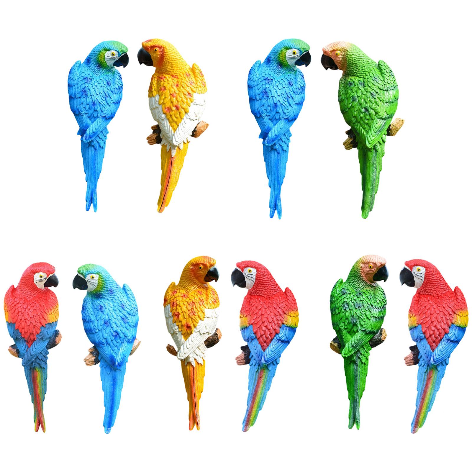 2 Pezzi Statuette di Pappagall - Resin Art Tree recensione e prezzo