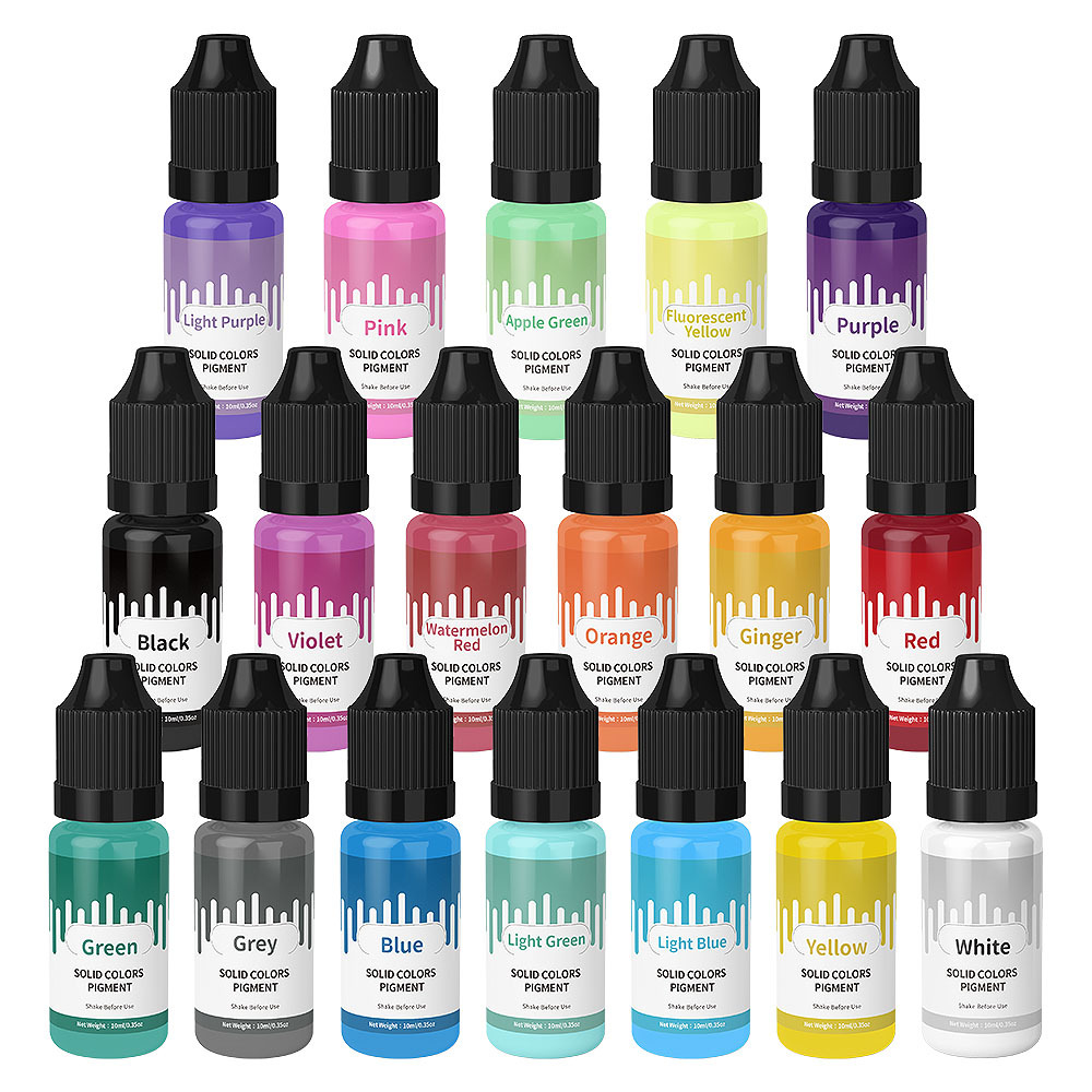 18 colori 10ml Macaron Solido  - Resin Dye Opaque recensione e prezzo