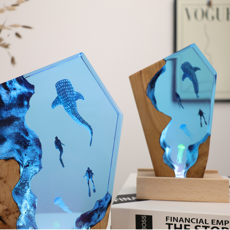 Ornamento Luminoso da Scrivani - Resin Art For Anniversary Gift recensione e prezzo