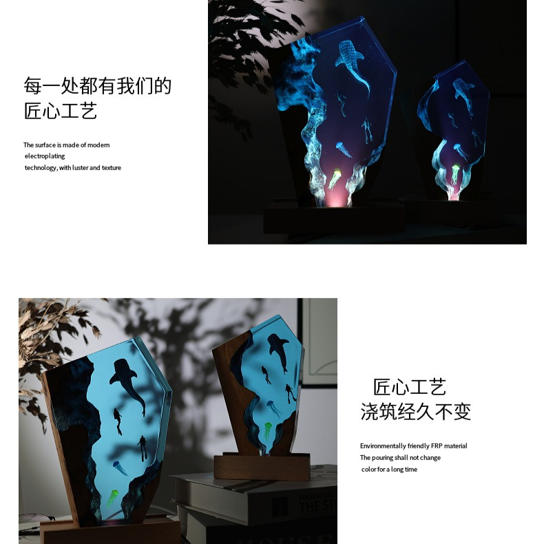 Ornamento Luminoso da Scrivani - Resin Art For Anniversary Gift recensione e prezzo