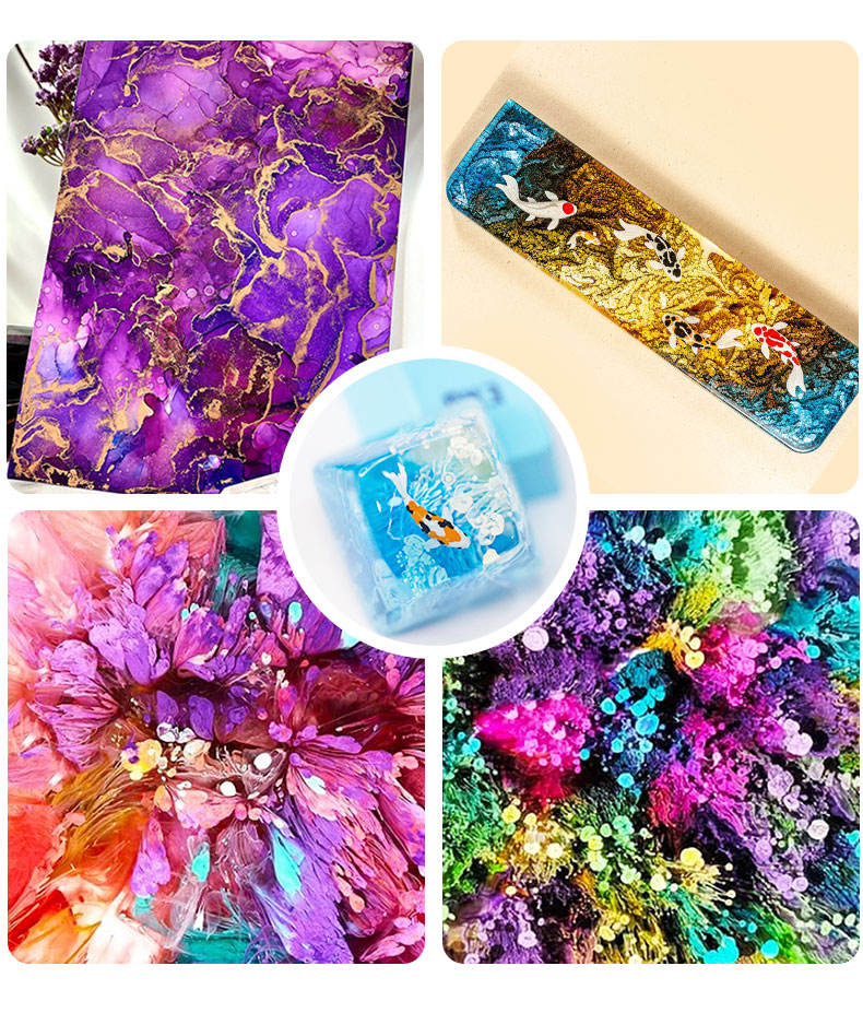 10ml alcool inchiostro arte re - Resin Art Alcohol Ink recensione e prezzo