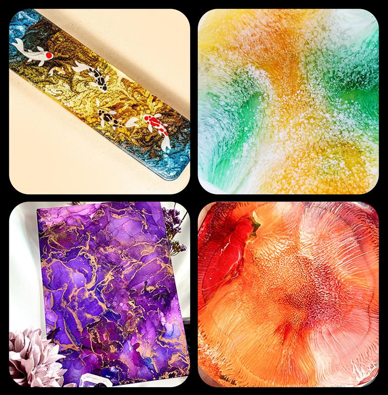 1 Set Arte Inchiostro Alcol Re - Resin Art Alcohol Ink recensione e prezzo