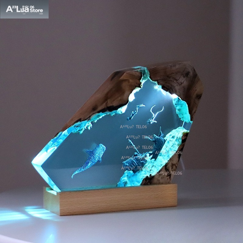 Lampada Notturna in Resina e L - Resin Art Ocean recensione e prezzo