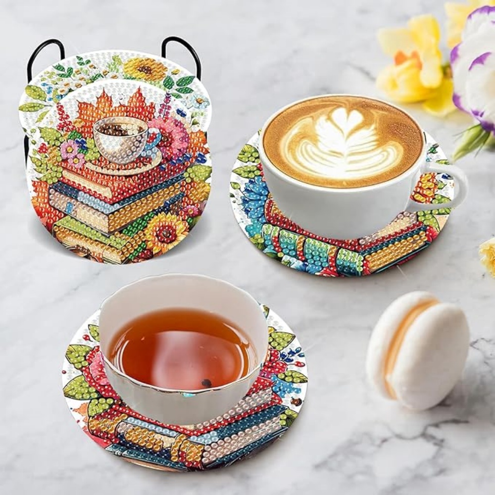 Set di 8 Sottobicchieri con Su - Resin Art For Beginner recensione e prezzo