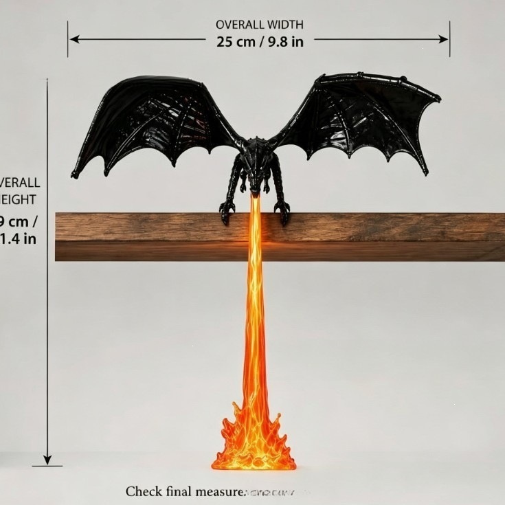 Lampada LED a Forma di Drago S - Resin Art Lamp recensione e prezzo