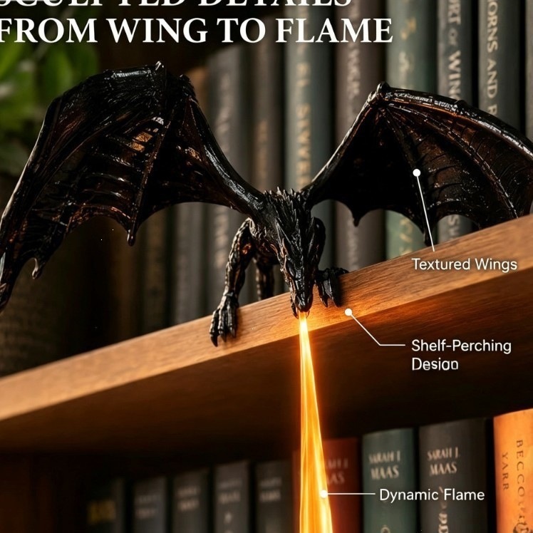 Lampada LED a Forma di Drago S - Resin Art Lamp recensione e prezzo