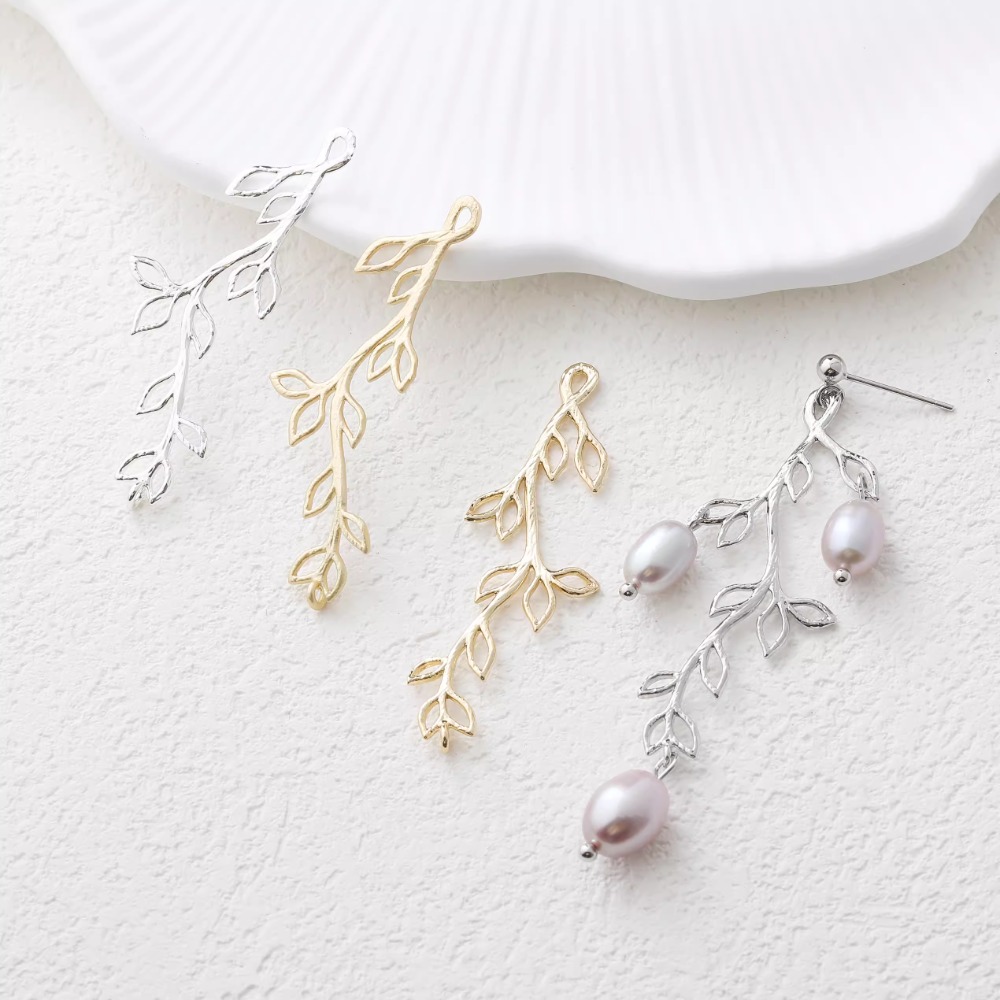4 pz Delicato Ramo Foglia Pend - Gold Leaf Foil recensione e prezzo