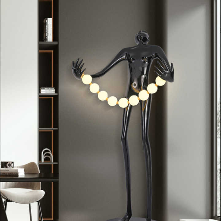 Lampada da Terra a Forma di St - Resin Art Gallery recensione e prezzo