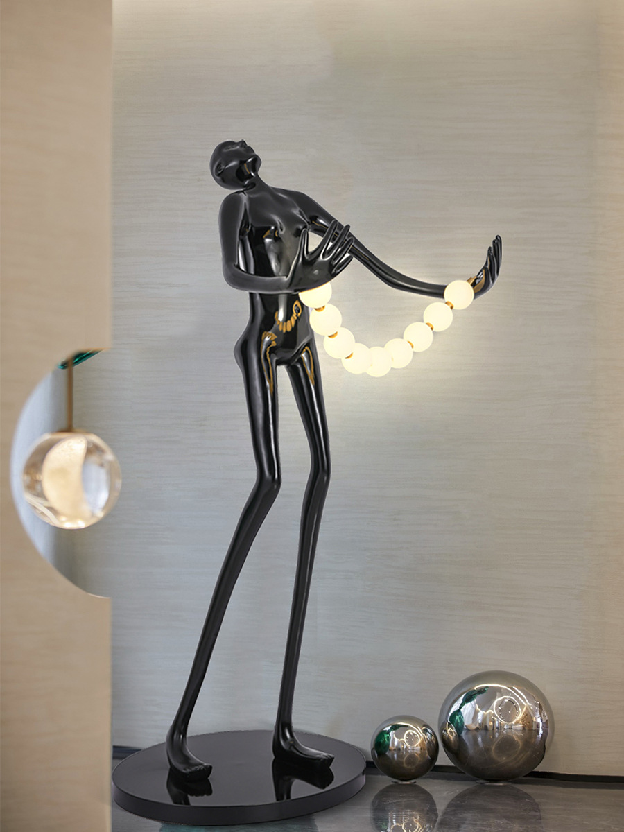 Lampada da Terra a Forma di St - Resin Art Gallery recensione e prezzo