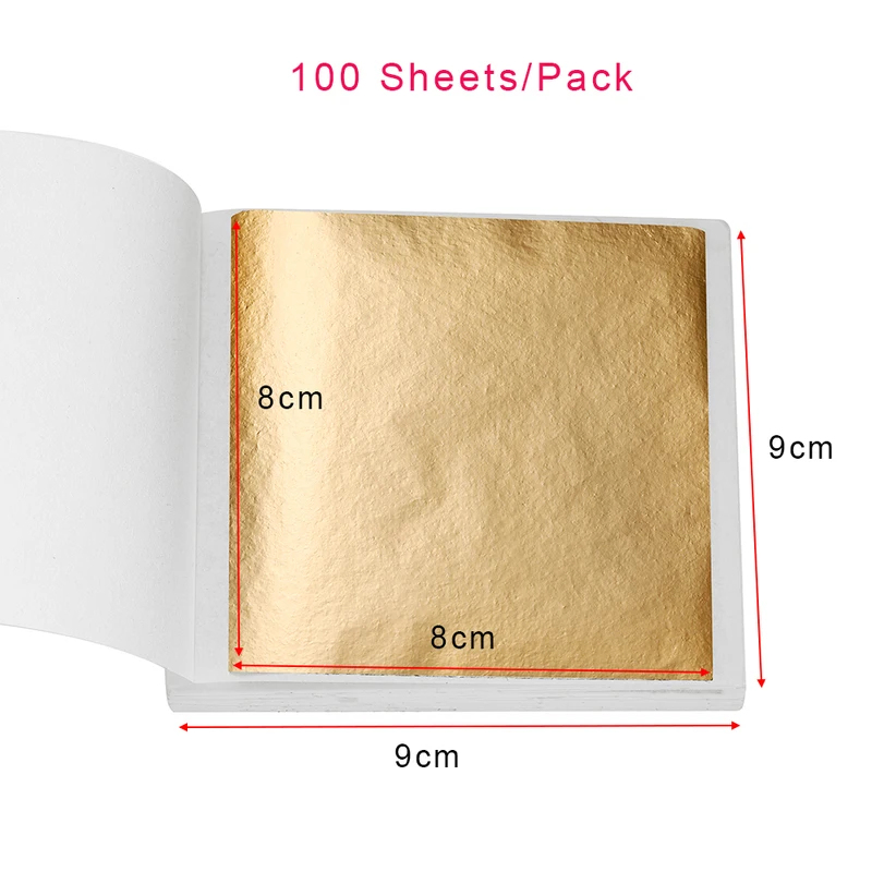 100-200 Fogli di Carta Imitazi - Gold Leaf Foil recensione e prezzo