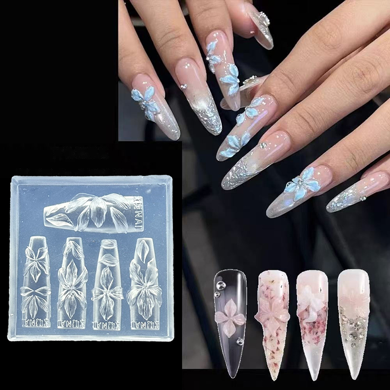 Stampo per unghie con fiori 3D - Resin Art Templates Free recensione e prezzo