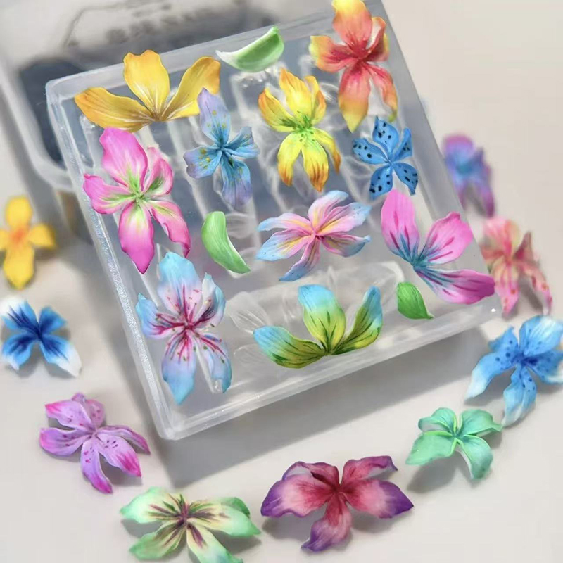 Stampo per unghie con fiori 3D - Resin Art Templates Free recensione e prezzo