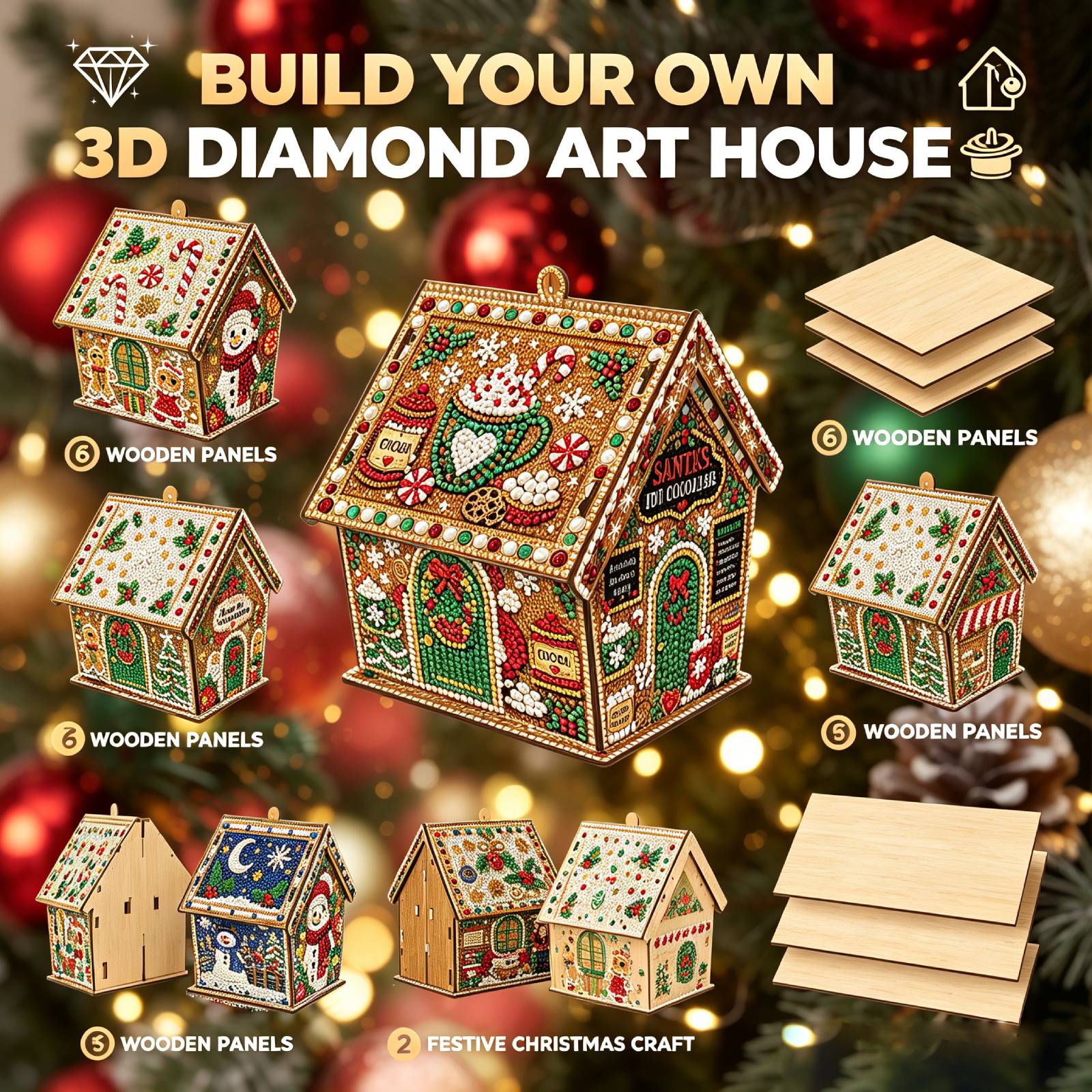 Kit per creare a casa una case - Resin Art Tree recensione e prezzo