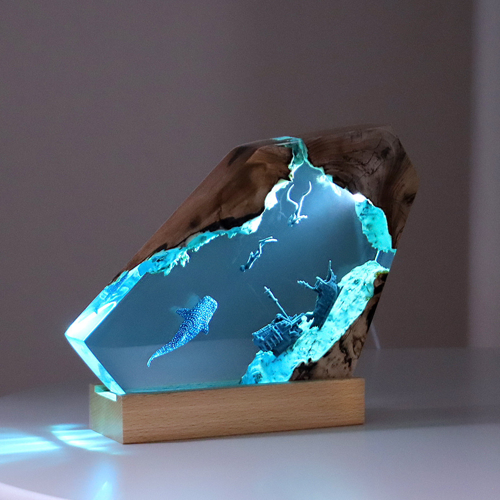 Nuovo creativo camera da letto - Resin Art Lamp recensione e prezzo