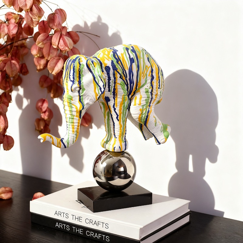 Statua di Elefante Colorato in - Resin Art For Anniversary Gift recensione e prezzo