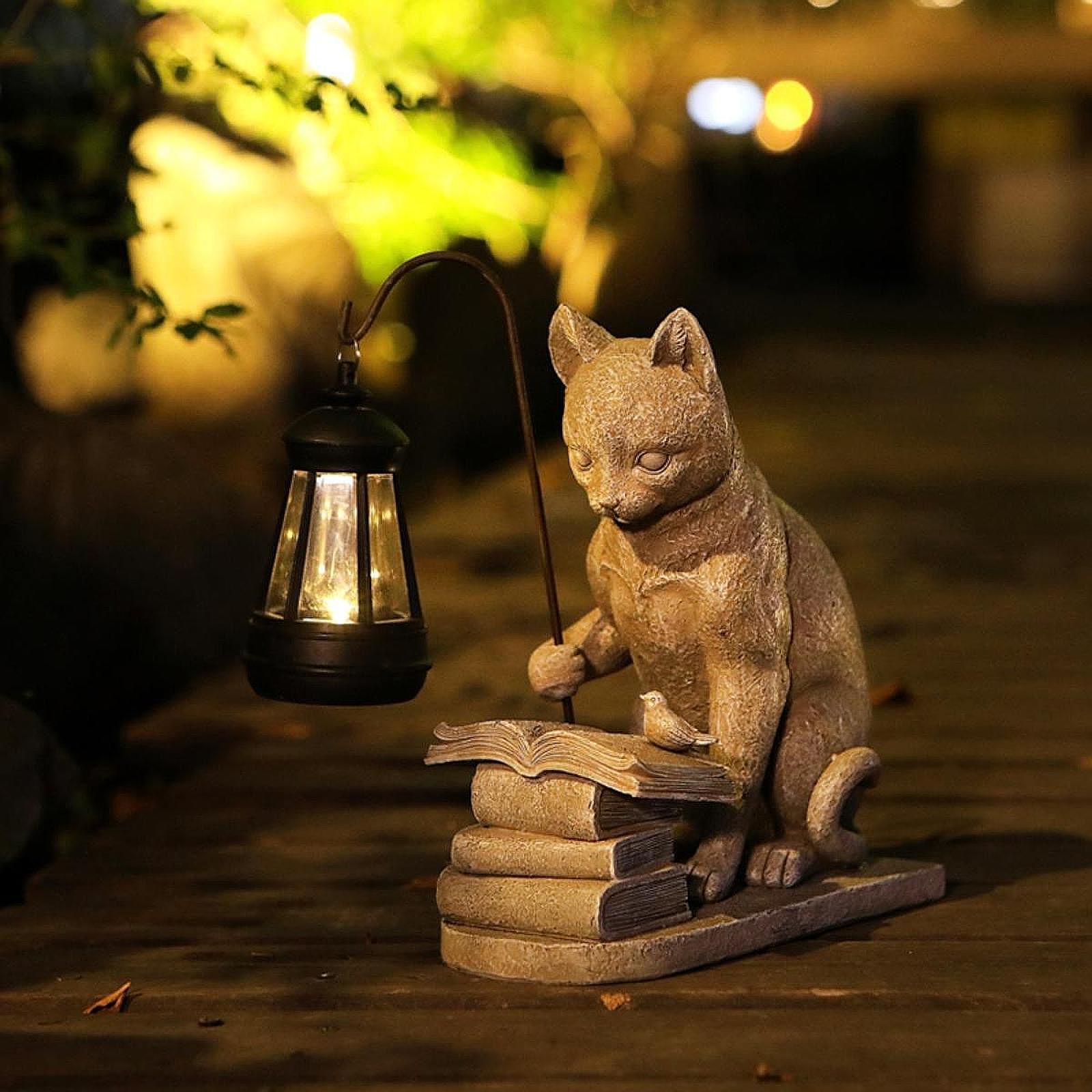 Mini statua da giardino solare - Resin Art Lamp recensione e prezzo