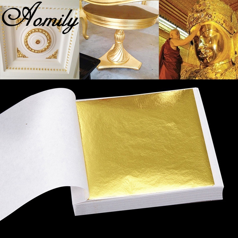 Aomily 100 pz/set 9x9cm pratic - Gold Leaf Foil recensione e prezzo