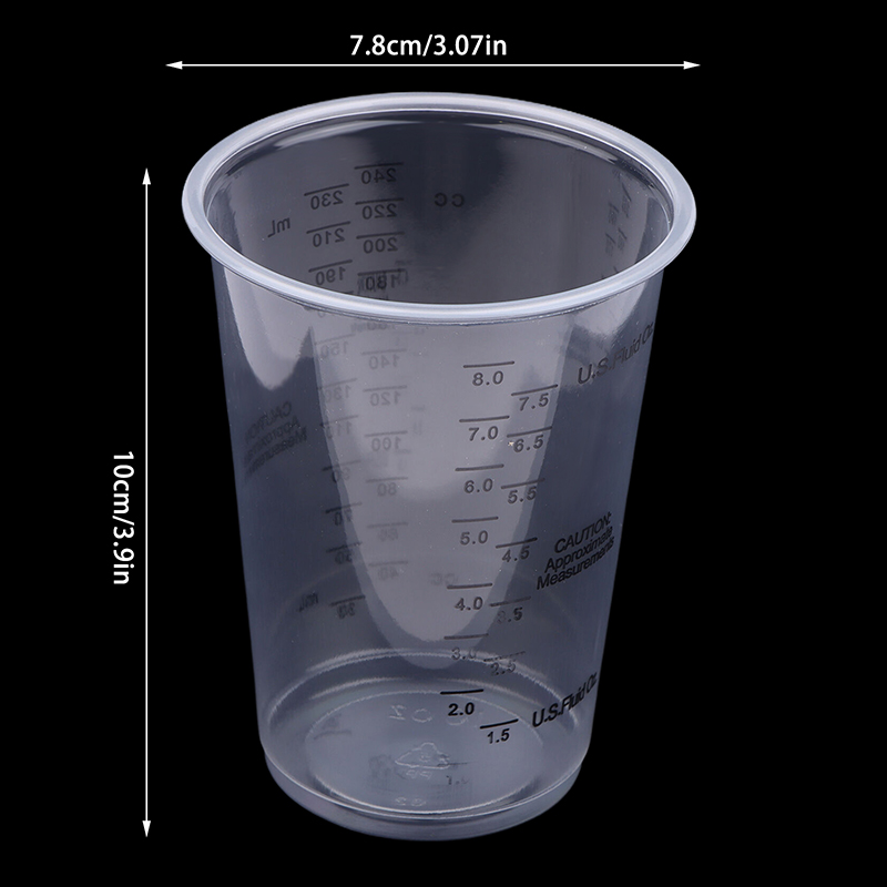 10 bicchieri dosatori in plast - Resin Mixing Cup recensione e prezzo