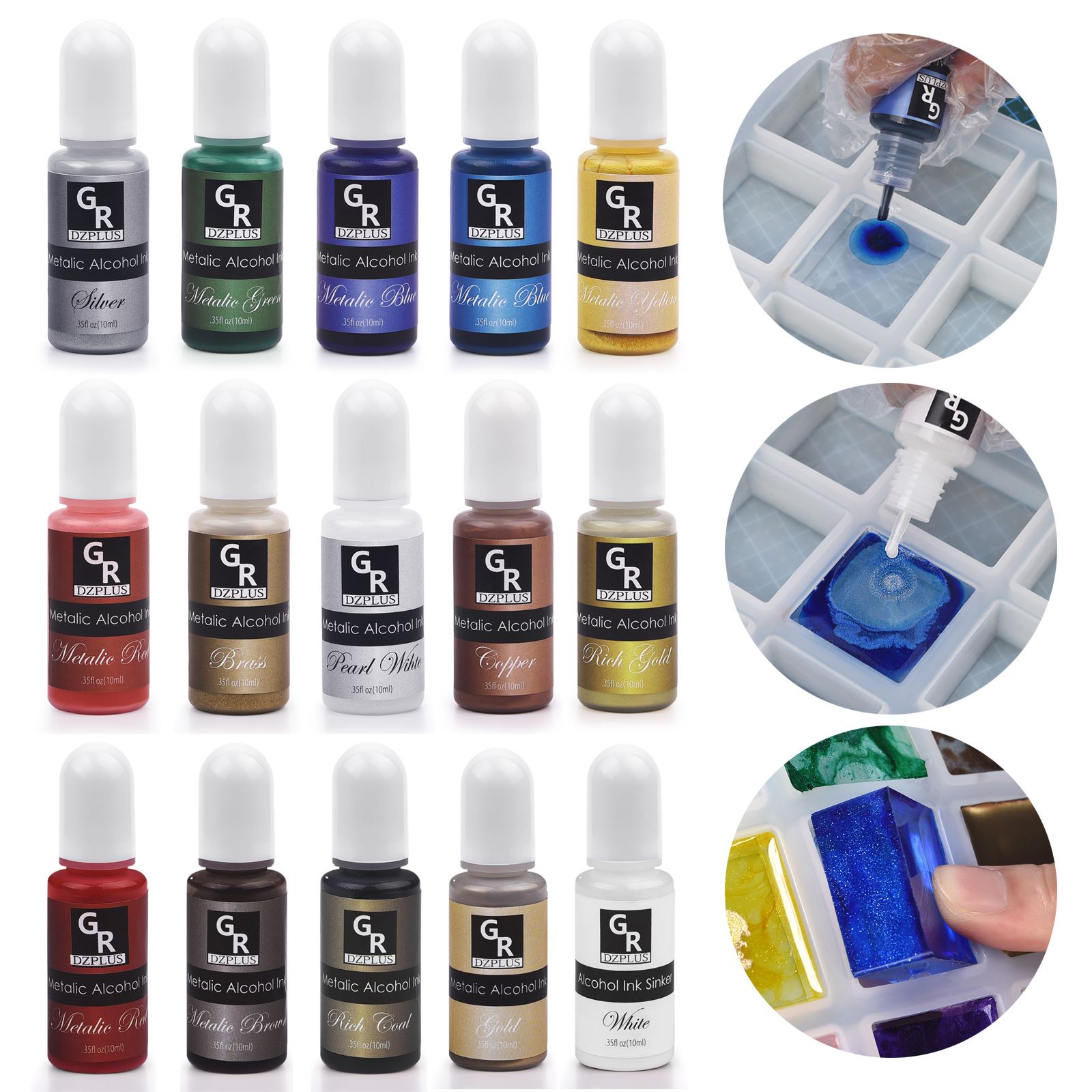 1 Set Kit di pigmenti in resin - Resin Art Alcohol Ink recensione e prezzo