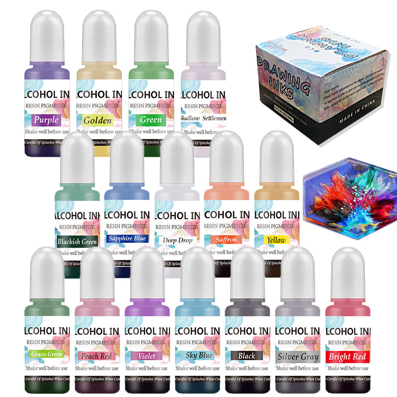 Un Set Inchiostro Alcol Resina - Resin Art Alcohol Ink recensione e prezzo